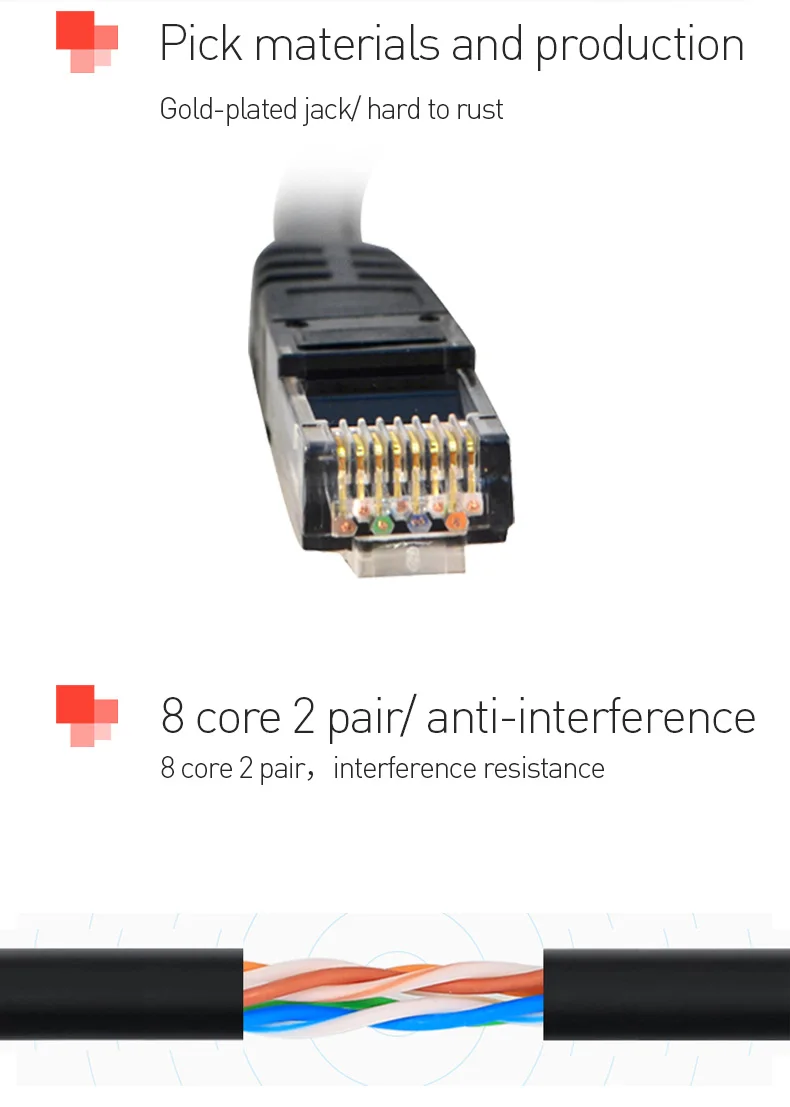 L-CUBIC laptop modem network cable cat6 utp stp ftp sftp ethernet copper cable - ANKUX.COM