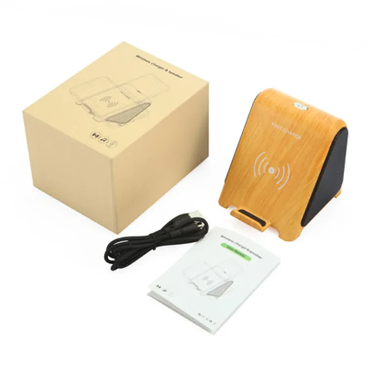 Hot sale mini portable stereo subwoofer wireless wood grain speaker - ANKUX.COM