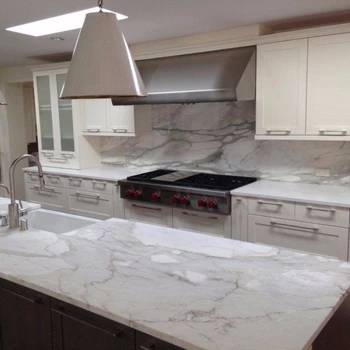 Encimera De Cocina Artificial De Cuarzo Blanco Natural - Buy Encimera