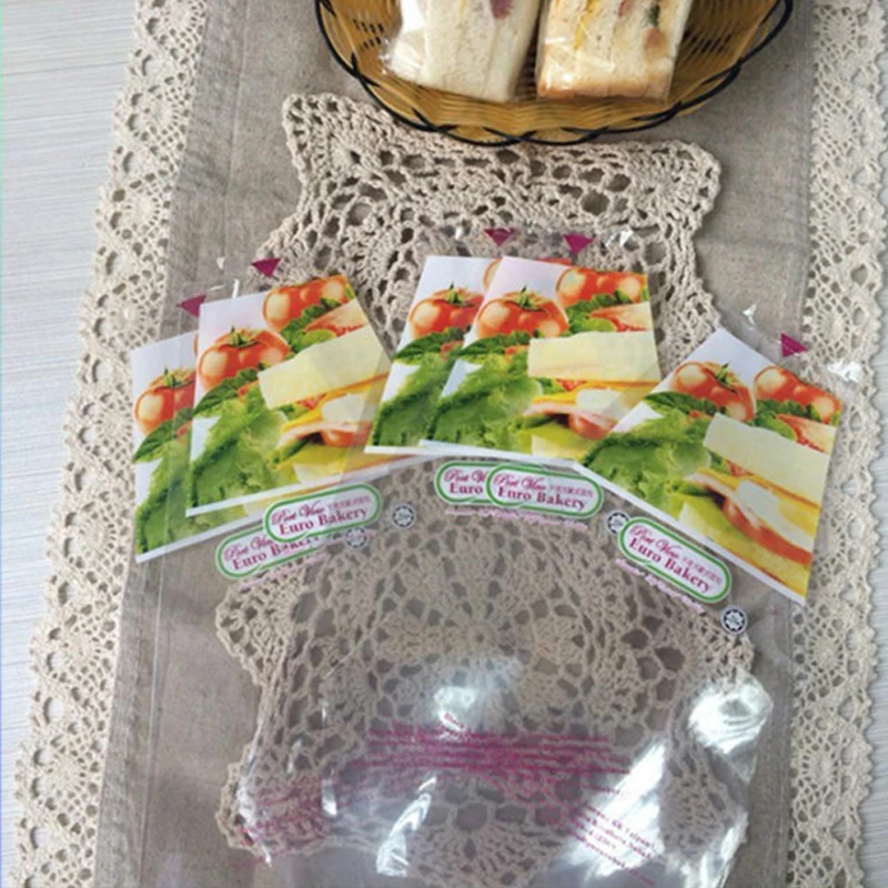 Plastic Sandwich Bags Triangle Bakery Packaging Easy To - Temu