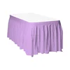 Table skirting and tablecloth designs for wedding and hotel