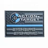 High Quality USA Flag Soft PVC Rubber Patch Air Force Custom PVC Patch