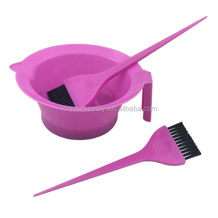 Top Sale Professional Salon Dyeing Tool Hair Coloring Brush And Bowl