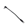 Custom UTP Rj45 90 Degree Inner Bend Cat5e Network Cable For Computer