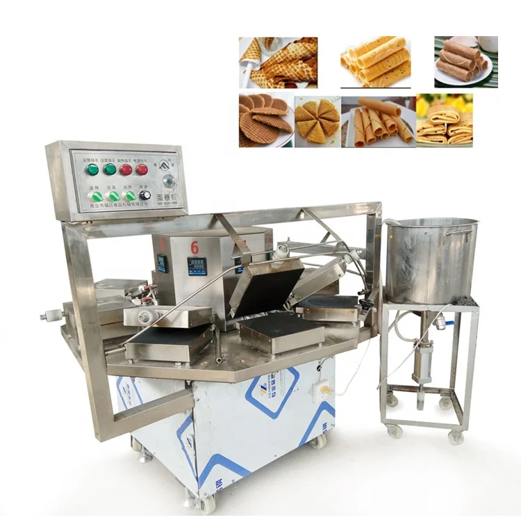 Rolled Waffle Cone Maker Machine for Sale automatic ice cream cone machine WT/8613824555378
