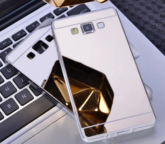 Mirror metal back case for samsung galaxy j5/j7 tpu mirror case, for samsung galaxy a7/a7/a8 mirror back cover case