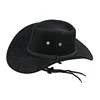 high quality cowboy hat black promotional 100% felt cowboy hat