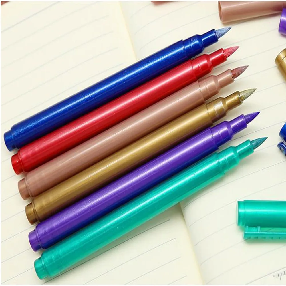 New Hot Product Silicone Glass Marker Metallic Wine Glass Markers Party