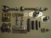 Adjustable swing gate hinge with long thread bolt for swing gate