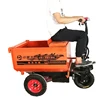 2018 new all terrain mini dumper self loading transport mini wheel loader for easy garden work 800kg small dump truck