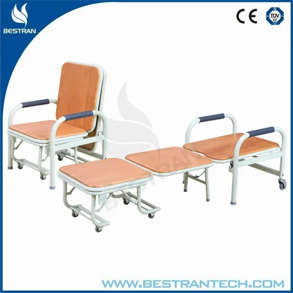 China Btcn003 Hospital Metal Folding Chair Bed,Chairs For The Elderly