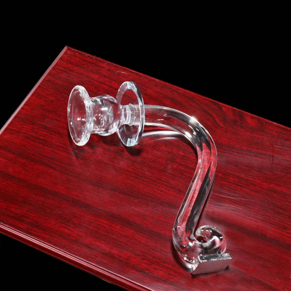 Mh1575 Table Top Glass Centerpieces For Weddings 5 Arms Crystal