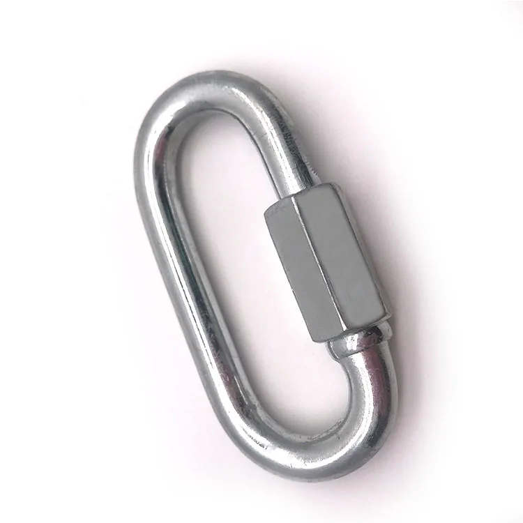 Carabiner Clips 7x70mm Stainless Steel Quick Link Kook Chain Rope Repair Link Marine Chain Safety Hook