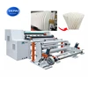 S600A quick training small thermal bank paper label roll to roll slitting cutting machine for sale