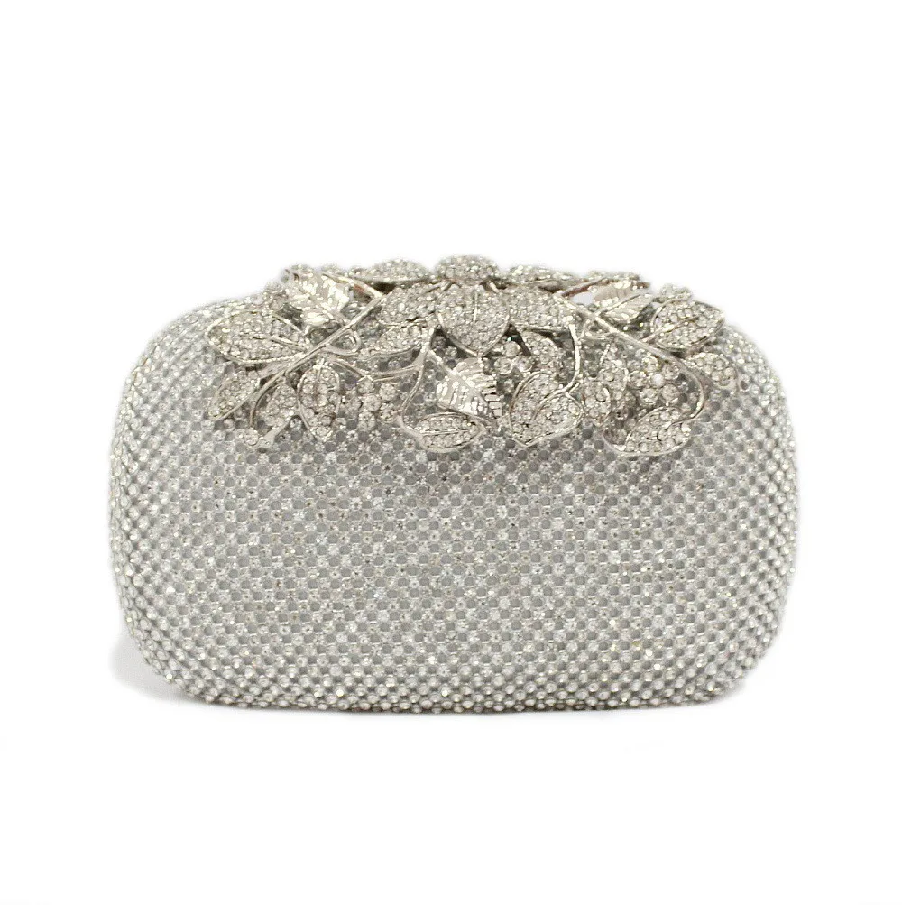 热卖婚礼新娘日离合器闪光水晶晚宴包女士单肩手提包手拿包女士钱包