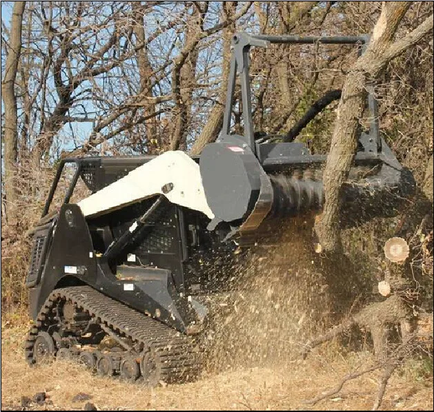 Small Wheel Loader Forestry Mulcher Attachment - Buy Forestry Mulcher ...