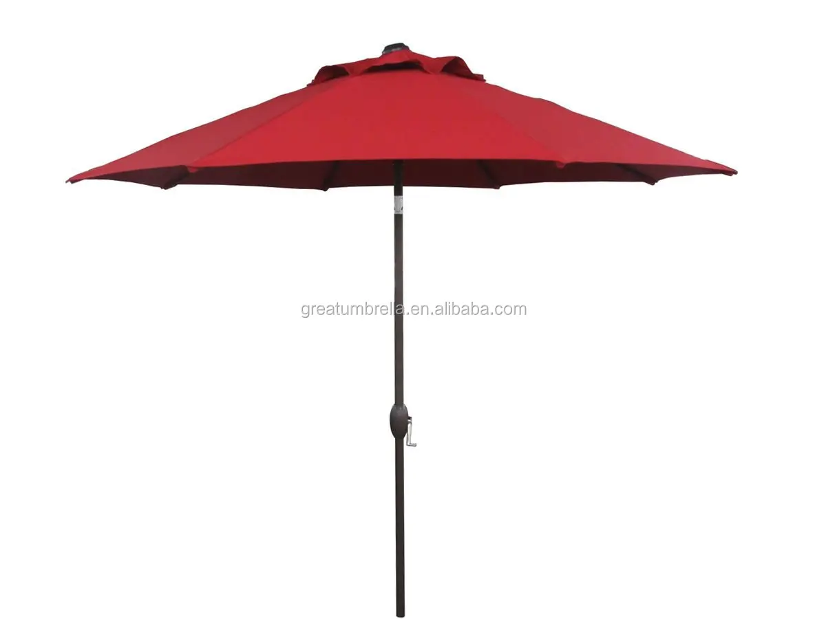 Aluminum Patio Umbrella With Crank And Tilt Big Umbrella Buy Big Sun Umbrella Big Outdoor Umbrella 4m Big Rainbow Umbrella Product On Alibaba Com