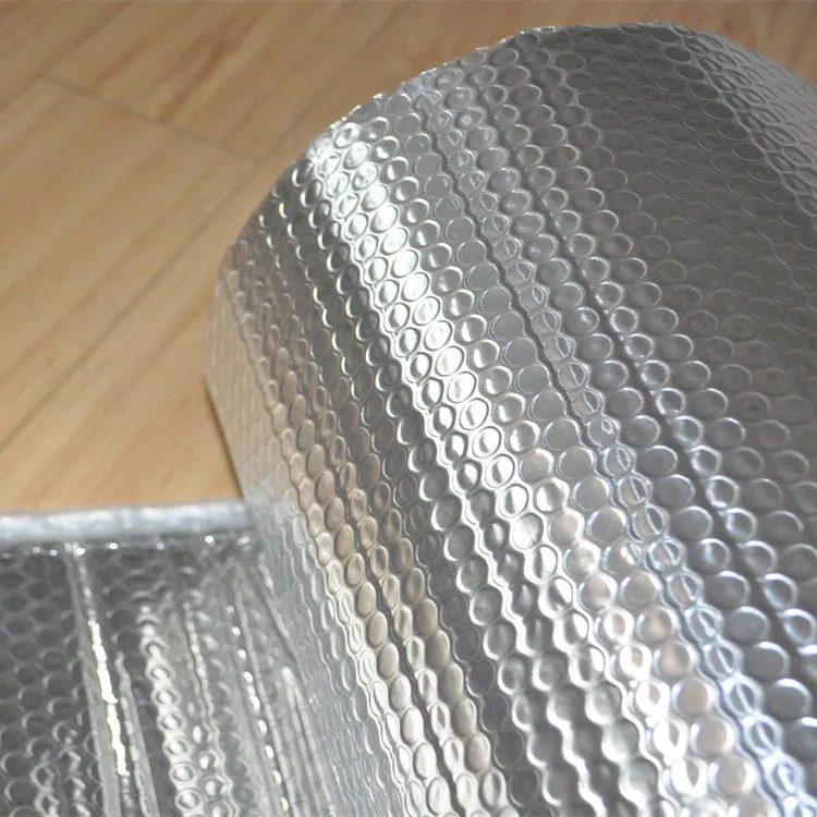 Rouleau 48m² Isolation Sol Toit Mur Feuille Aluminium à Bulles Double Épaisseur Isolant Thermique et Acoustique Biard 