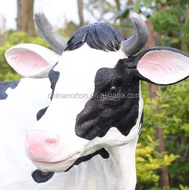 resin cow statue