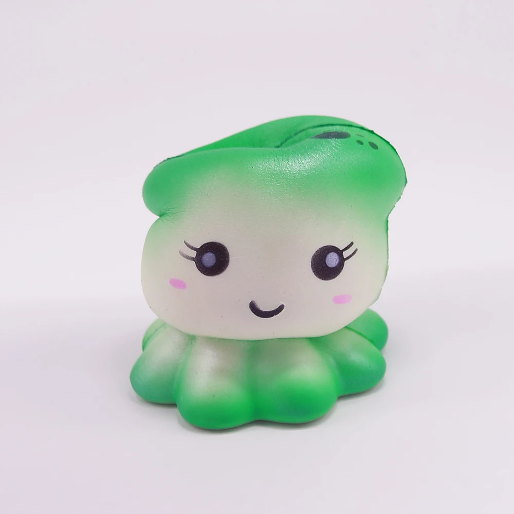 Free Shipping Squid Squishy Slow Rising Cream Scented Decompression and Time KillingToys for Kids