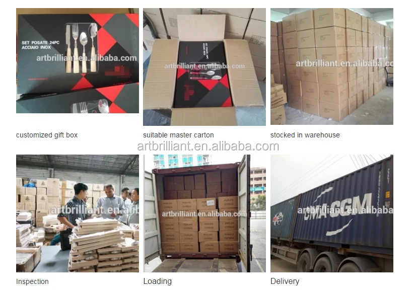 Red 20pcs Flatware Set Dining Silverware Kitchen Gift Hanging Rack Wire