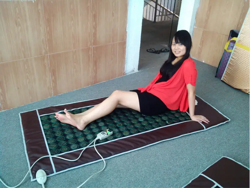 far infrared jade mattress, jade heating mattress pad , germanium infrared therapy massage bed