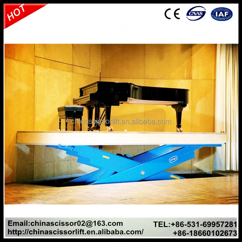 Small Electric Rising Platform 6.5m Diameter Round Car Hydraulic Platforms,Electric Rising Platform ...