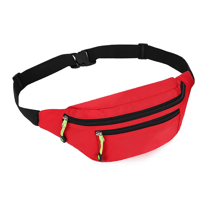 Outdoor Sports Fanny Pack Bumbag,nylon Zipper Pocket Cellphone Mobile 