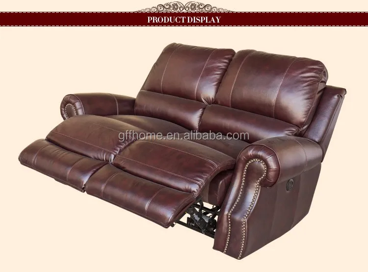 Power Top Grain Leather Recliner Mechanism Parts Southern Motion Sofa