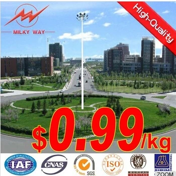 30m High Mast Lighting Tower Pole Price