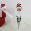 Christmas unique stanta claus decorative custom wine bottle stopper