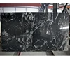 China Imperial Ballet Matrix Titanium Black Cosmic Cloud Black Nero Fantasy Polished white black granite stone slabs