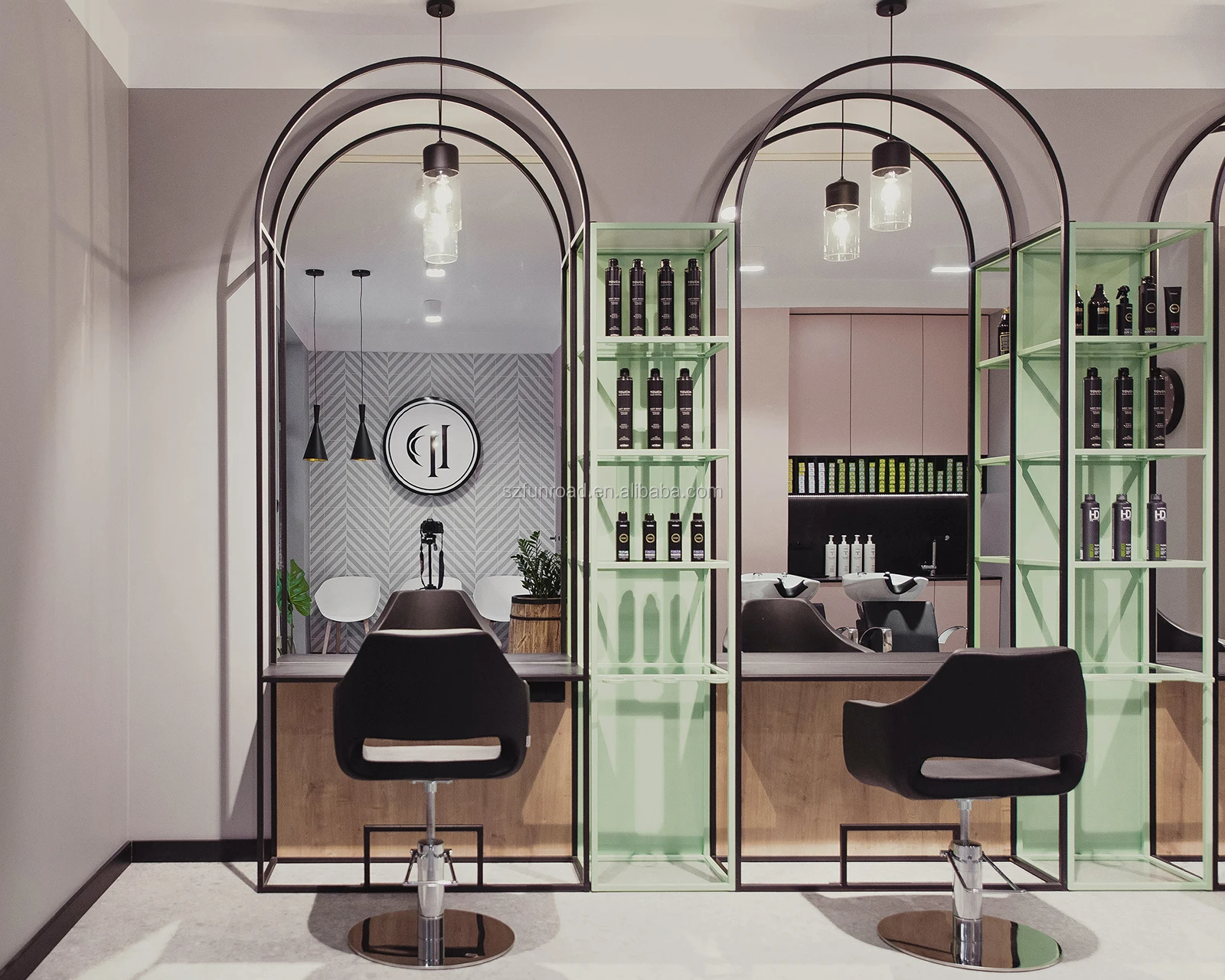 Perfect Meuble Miroir Salon De Coiffure Perfect Meuble Miroir Salon De Coiffure