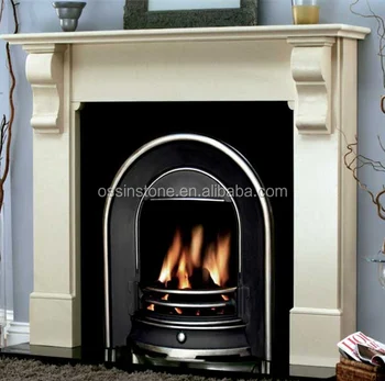 Cream Micro Marble Fireplace Surrounds Mantel Corbel Buy Stone