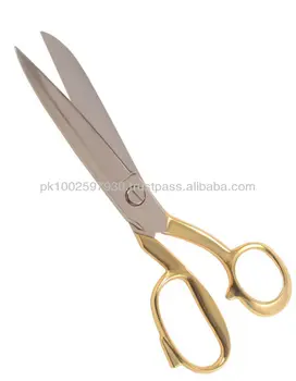 scissors tailor heavy handle gold duty cutting cloth leather larger