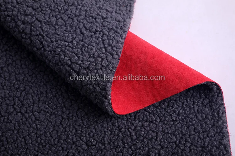 New 100 Polyester Bonded Sherpa Fabric With Suede Fabric Buy Bonded