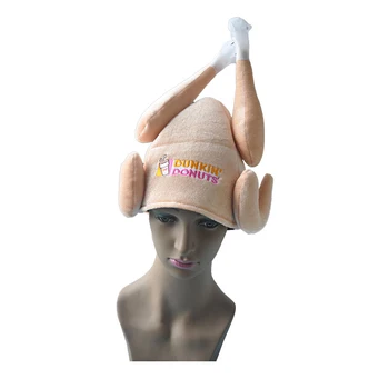 plush turkey hat