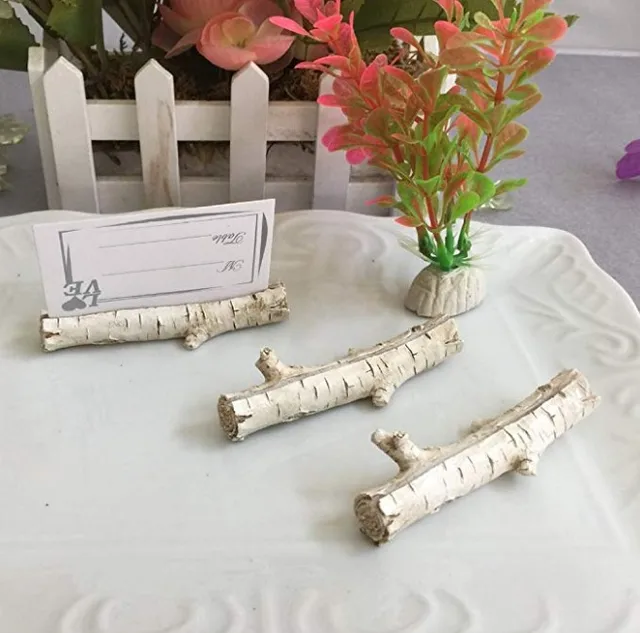rustic wedding place card holders