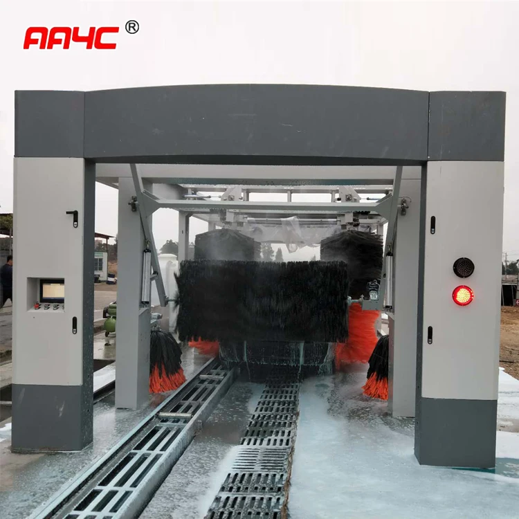 
AA4C automatic tunnel car wash machine 9 brushes car washing machine system car washing machine system AA-CW9 
