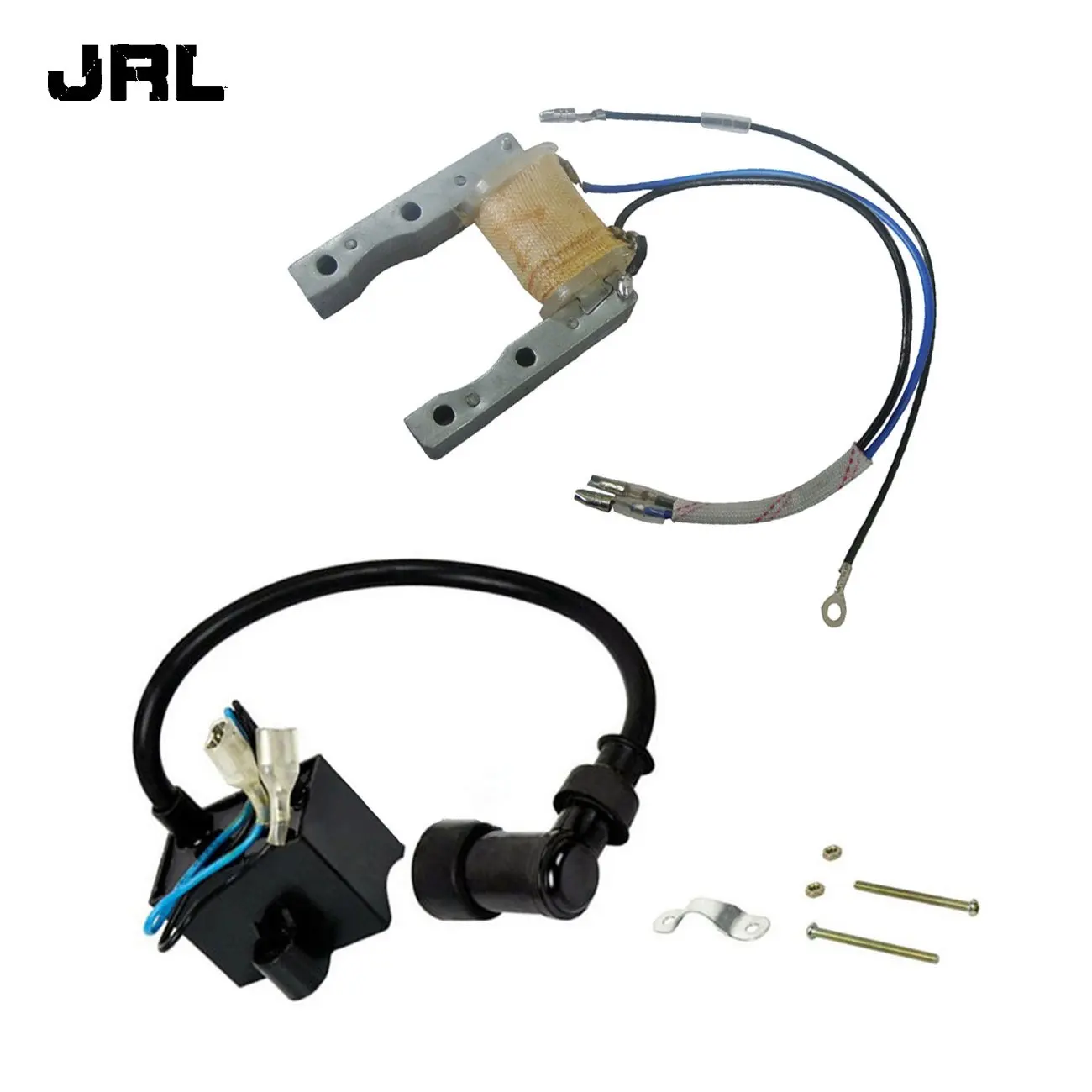 Get Quotations · JRL CDI Ignition Coil&Ignition Magneto Stator For 49/66/80cc Engine Motorized Bike