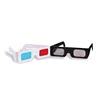 Factory Wholesale Custom Logo Foldable Portable Polarized Light Red Blue Disposable 3d Paper Glasses
