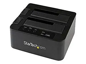 Startech.Com Usb 3.0/Esata 2.5/3.5" Sata Hdd/Ssd Duplicator Dock - Cloner - Storage Controller with Power Indicator - 2.5", 3.5" - Sata 6gb/S - 6 Gbps - Usb 3.0 - Black