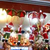 54cm Christmas Home Ceiling Decorations Parachute Santa Claus Snowman Christmas Hanging Pendant Christmas Decoration Supplies
