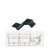 AH-01 Made in China spray finish aluminum door window pivot hinge