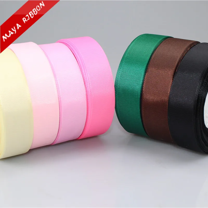 25y 50y 100y 6mm 1/4" Pink Shades Premium Grosgrain Ribbon All Occasions Eco 