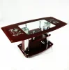 New legs design 008 flat glass coffee table