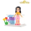 Wholesale safety ABS mini figures blocks building toys for kids