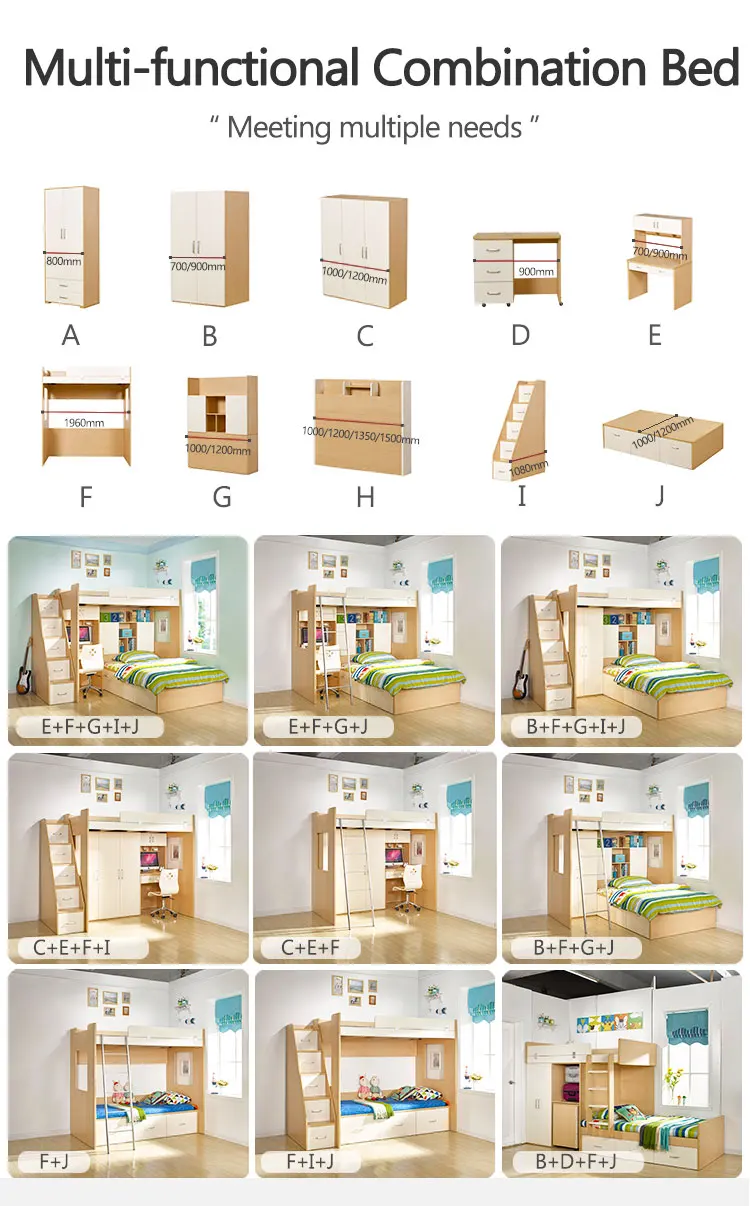 Bunk Bed with Desk