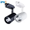 IPHD Industrial 30W COB LED track light Warm White led rail lamp leds spotlights iluminacao lighting fixture for shop store spot