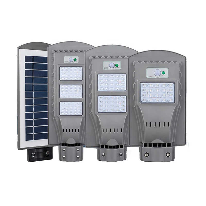 2 Years Warranty IP66 Outdoor Road Pole Lamp Integrated All in One Solar Power LED Solar Street Light ce rohs led lamp